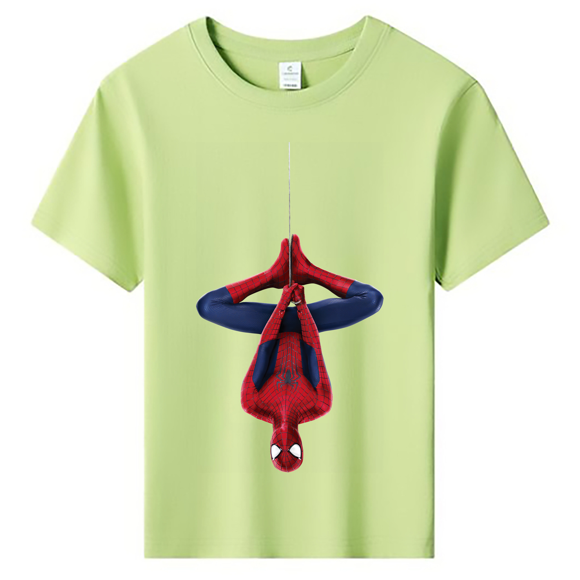（画像用） Spider Man スパイダーマン 綿100％キッズTシャツ（フロントプリント）